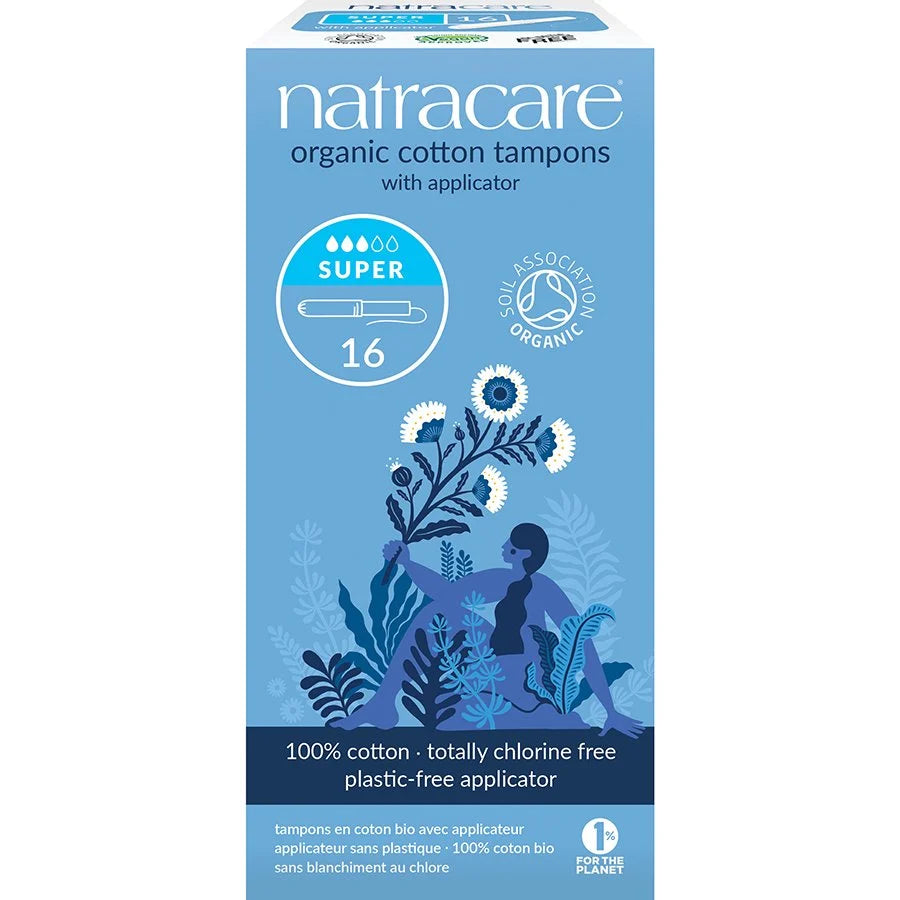 Natracare Super Organic Cotton Tampons with Applicator – Roberts Creek  Wellbeing