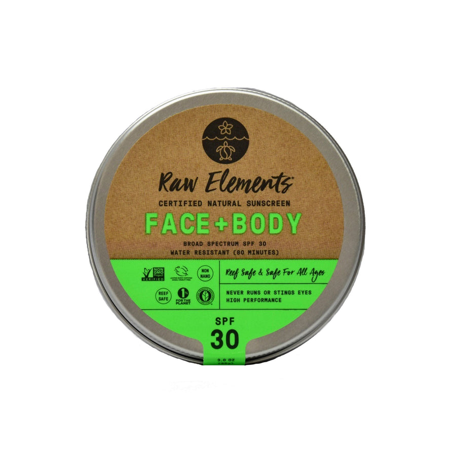 Raw Elements Face & body SPF 30 Tin